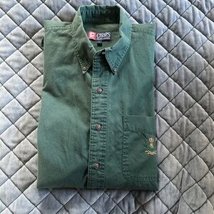Vintage 90’s Chaps Ralph Lauren Forest Green Button Down